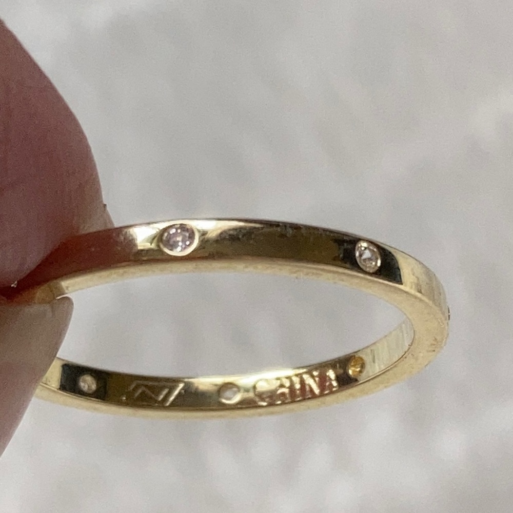 Kpop Rings Rhodium Plated Crystal Ring - Picture 5 of 5